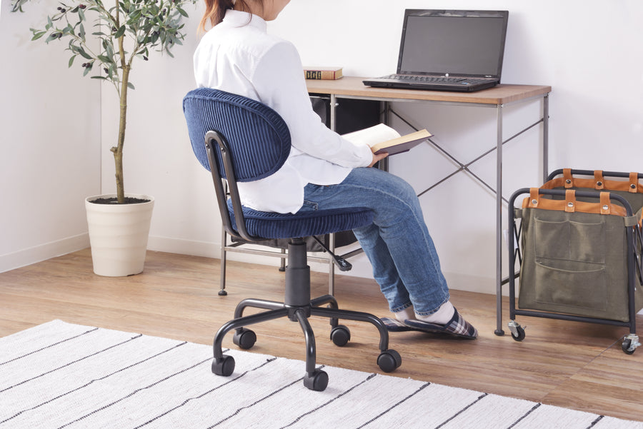 Blue desk chair