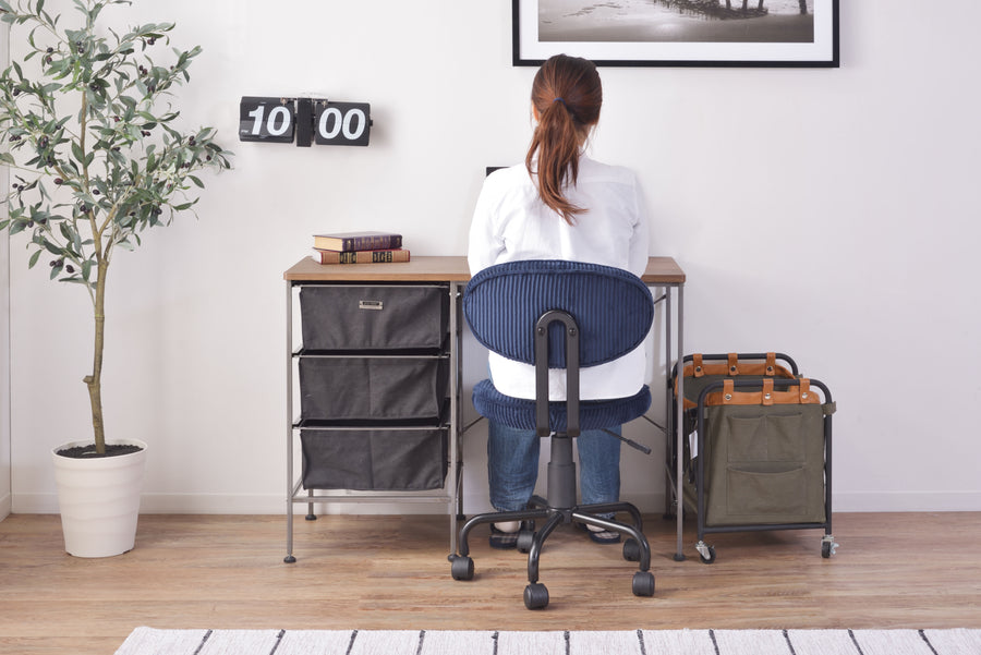 Blue desk chair