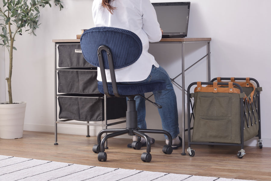 Blue desk chair