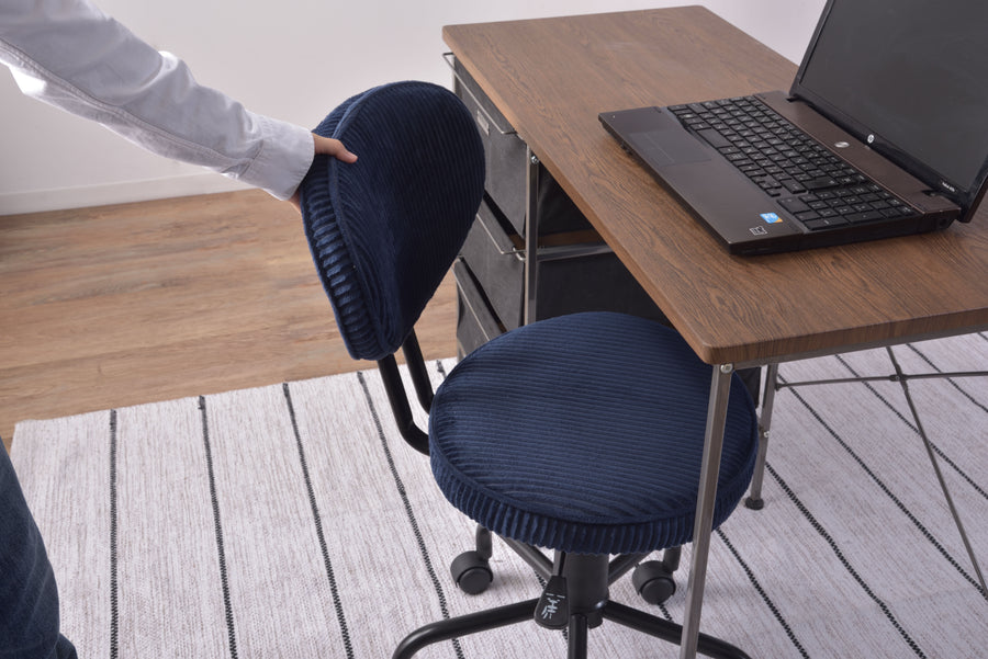 Blue desk chair