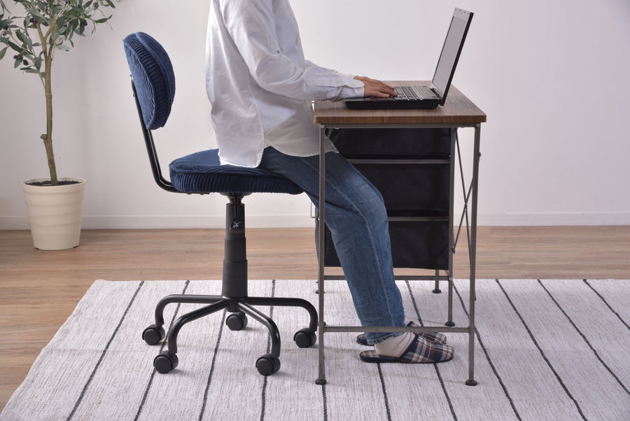 Blue desk chair