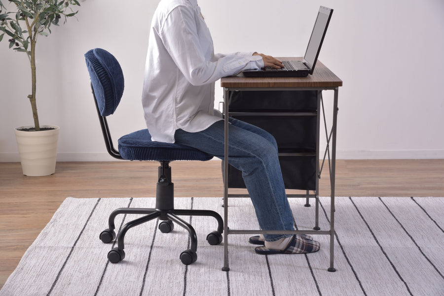 Blue desk chair