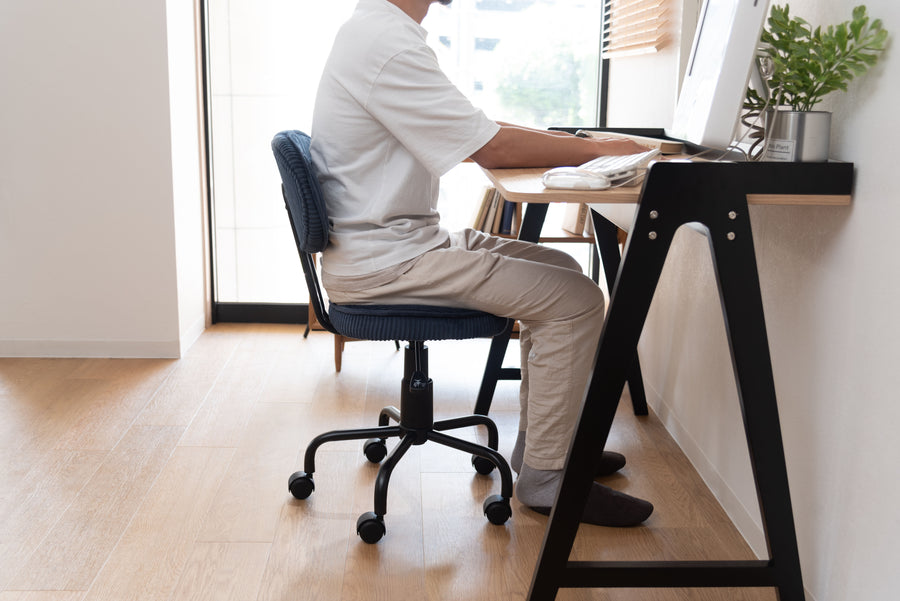 Blue desk chair