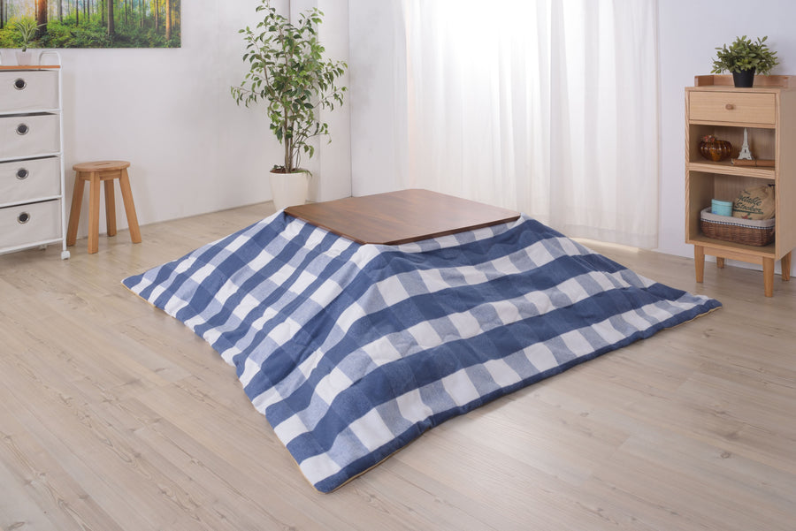 Thin Kotatsu Blanket, Square, Blue