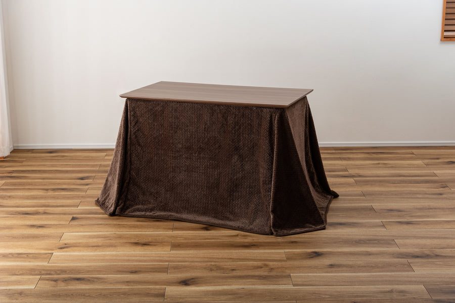 ダイニング用 こたつ布団 ブラウン