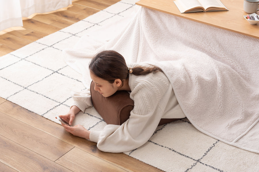 Dining room kotatsu futon, ivory