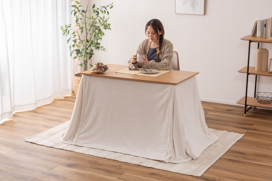 Dining room kotatsu futon, ivory