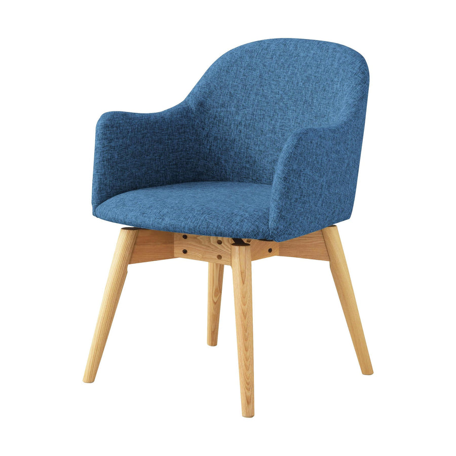 Carameli Swivel Chair Blue