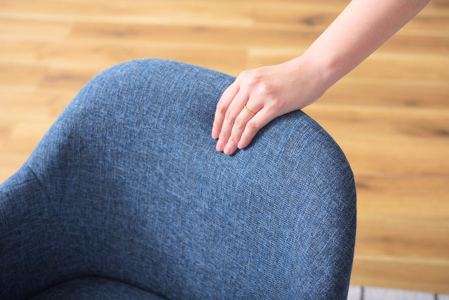 Carameli Swivel Chair Blue