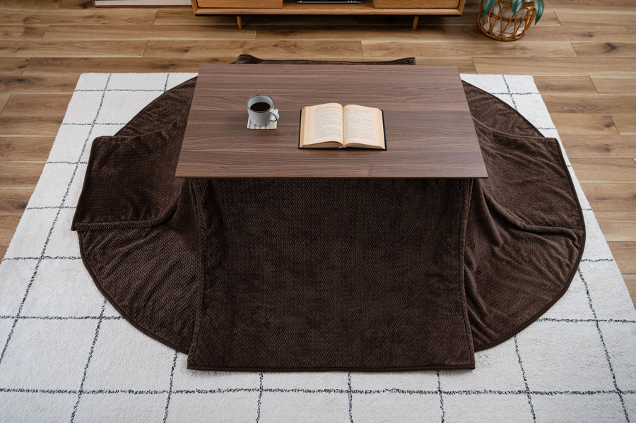 2WAY コタツ ブラウン