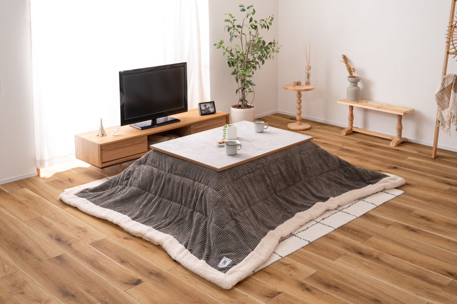 Flat heater kotatsu natural