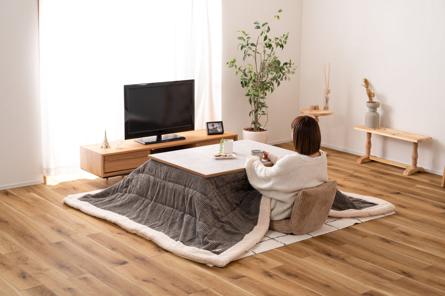 Flat heater kotatsu natural