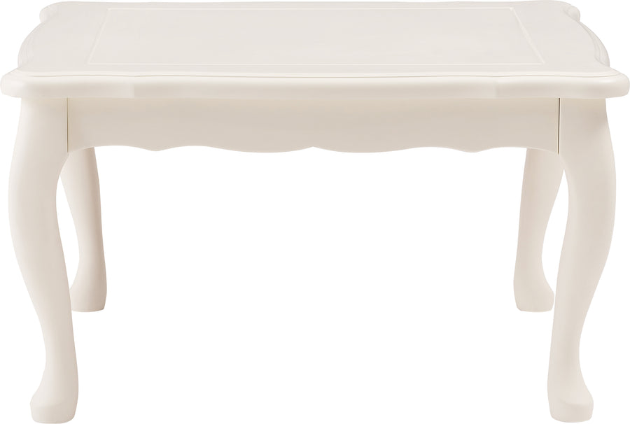 Cat-leg kotatsu, rectangular, white