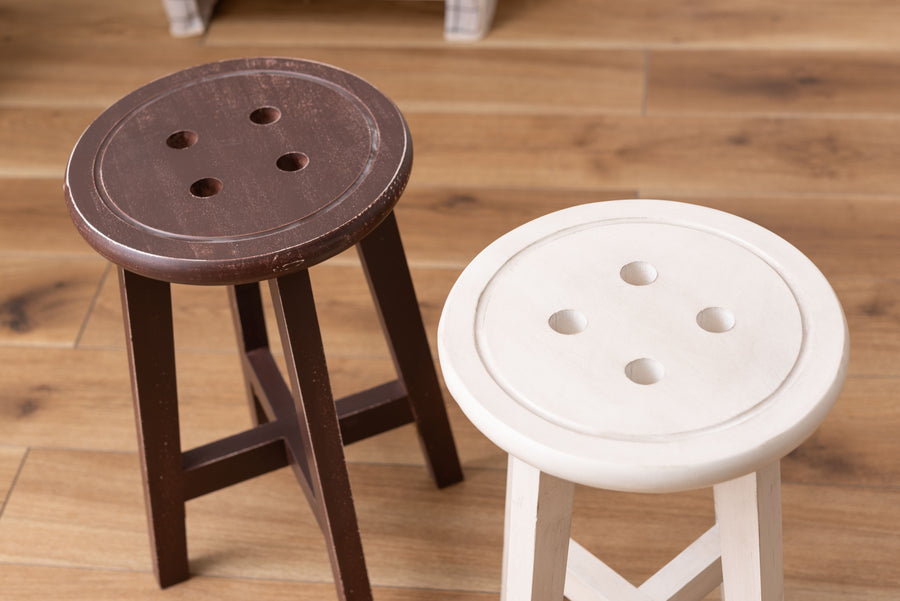 Bottone Stool Brown