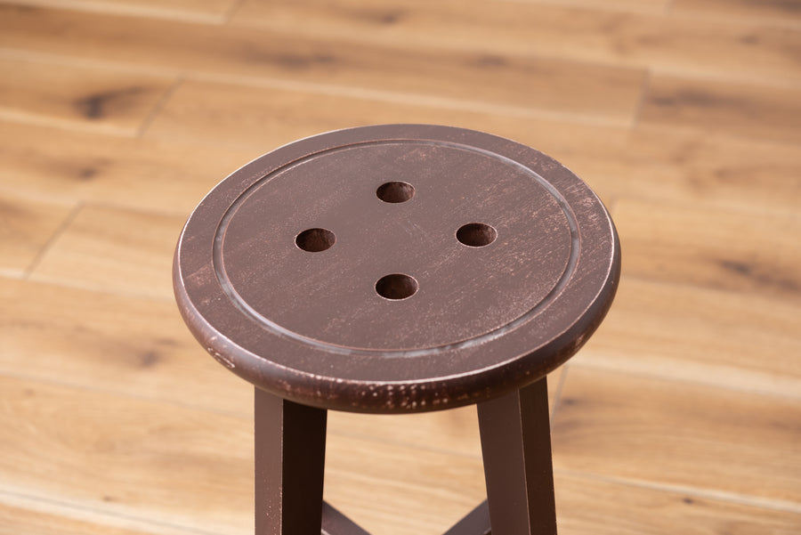 Bottone Stool Brown