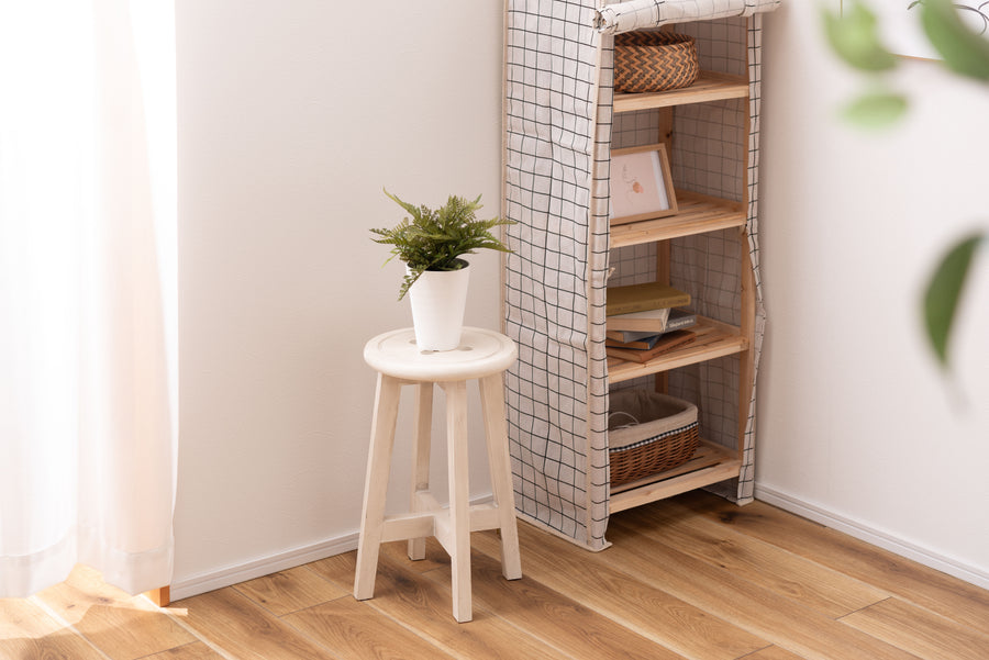 Bottone Stool Ivory