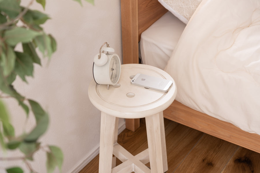 Bottone Stool Ivory