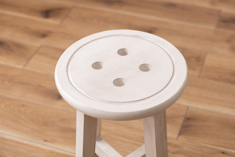 Bottone Stool Ivory