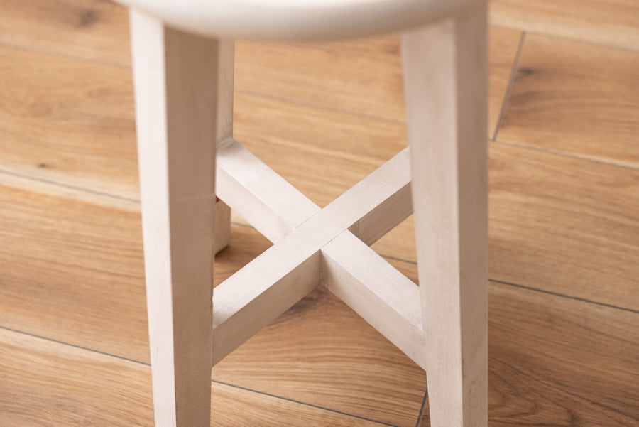 Bottone Stool Ivory