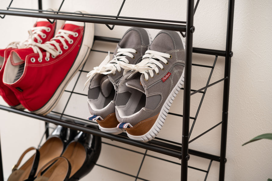 STEEL SHOES RACK シューズラック ブラック