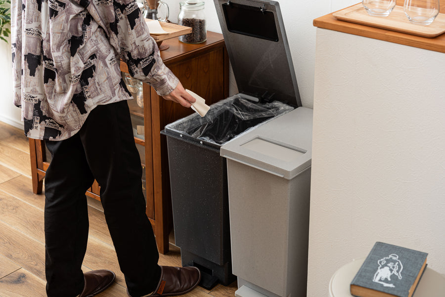 トラッシュカン 45L グレー