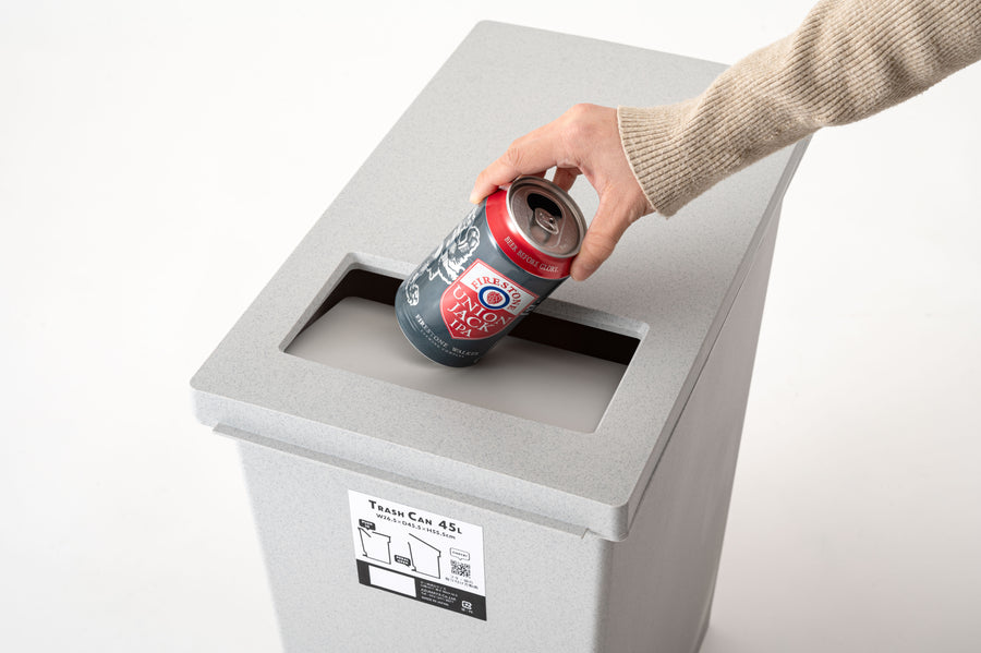 トラッシュカン 45L グレー