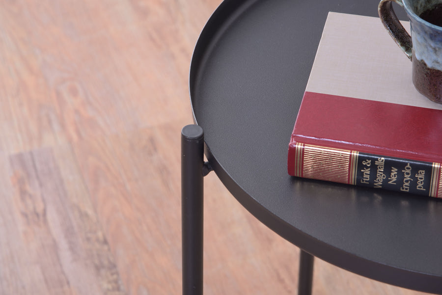 トレーサイドテーブル ブラック