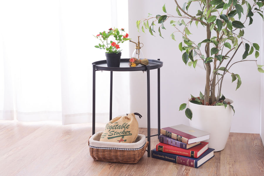 トレーサイドテーブル ブラック