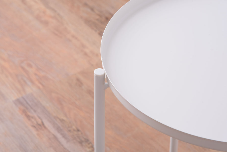 トレーサイドテーブル ホワイト