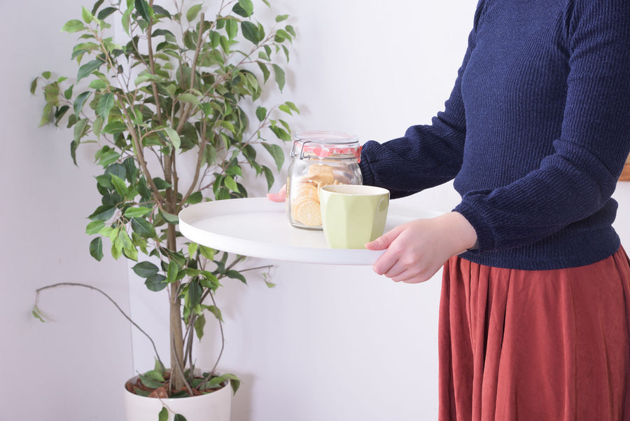 トレーサイドテーブル ホワイト