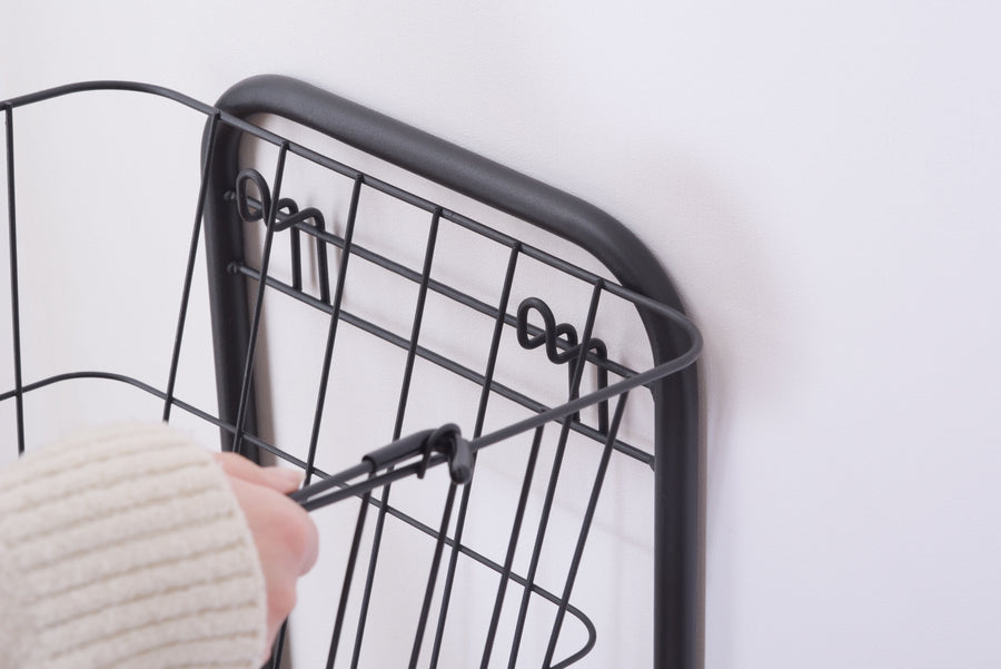 バスケットワゴン ブラック