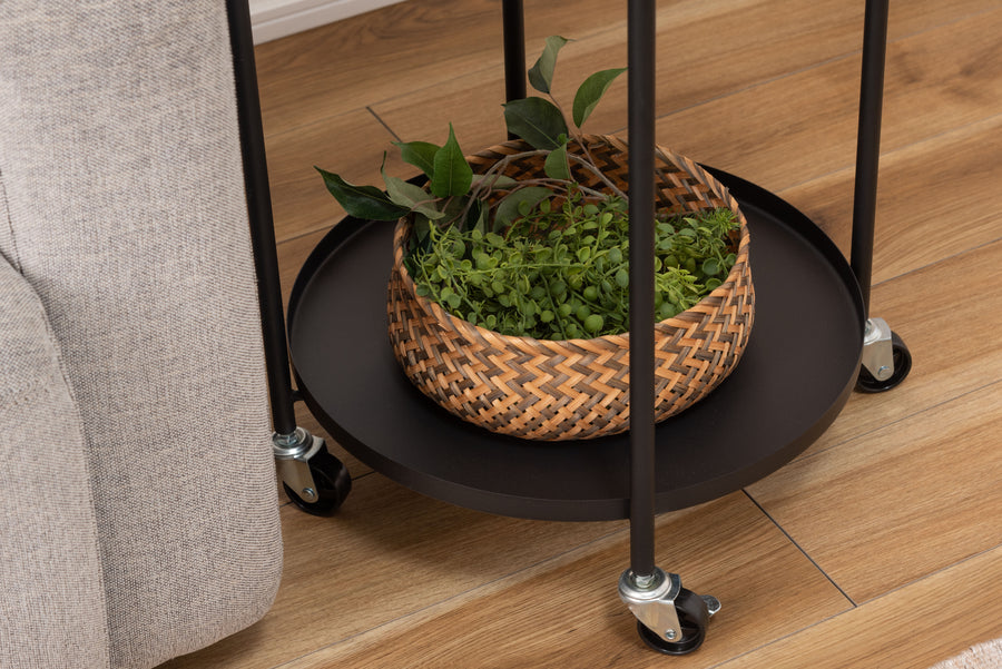 Side table, black