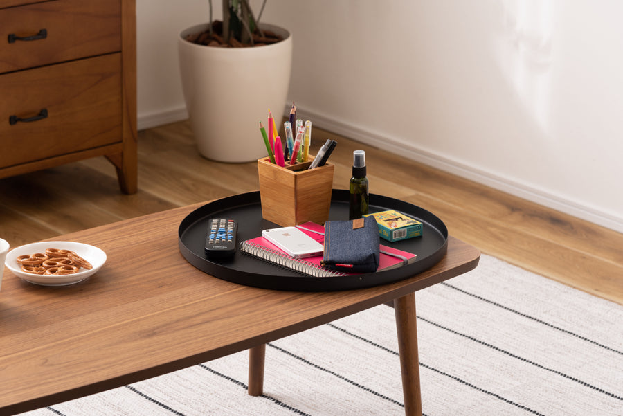 Side table, black