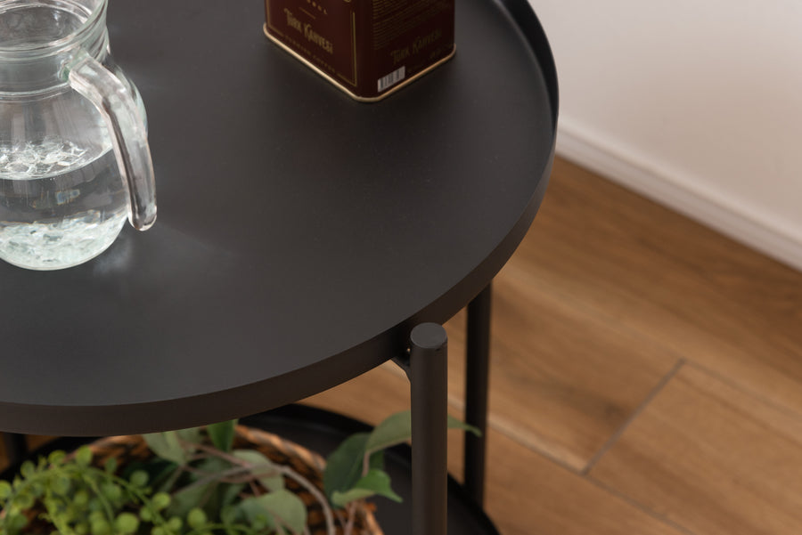 Side table, black