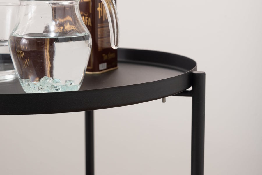 Side table, black