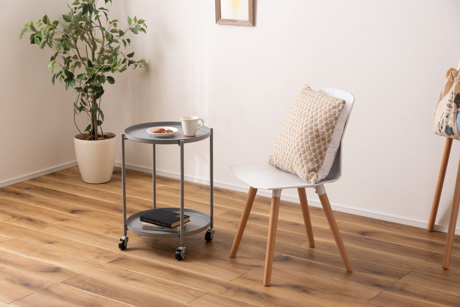 Gray side table