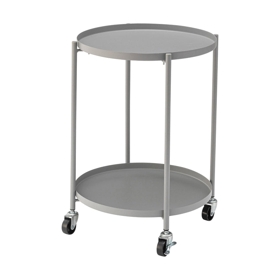 Gray side table