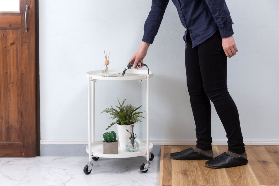 Side table, white