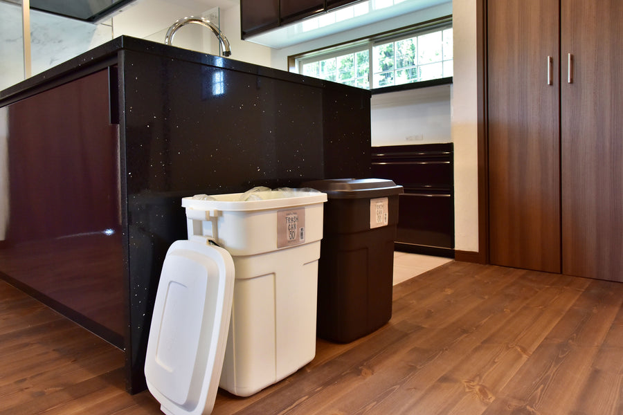 トラッシュカン 30L ホワイト