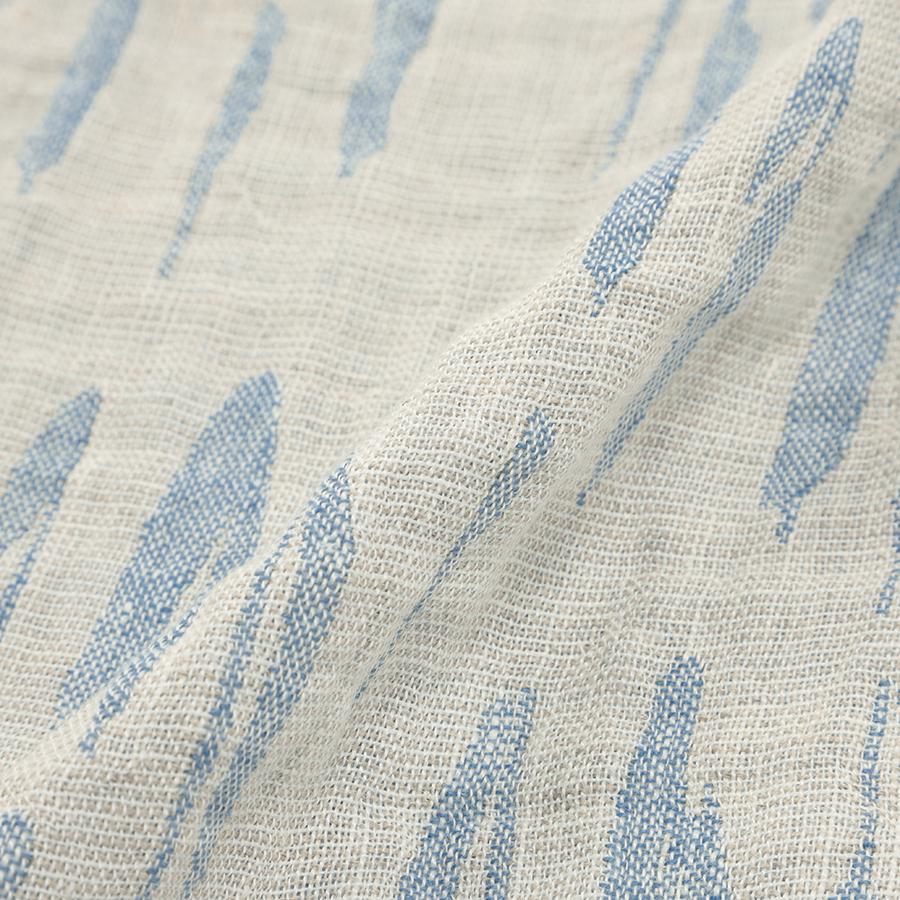 OSMANKAAMI blanket 5/linen-rainy [150×200cm] ブルー