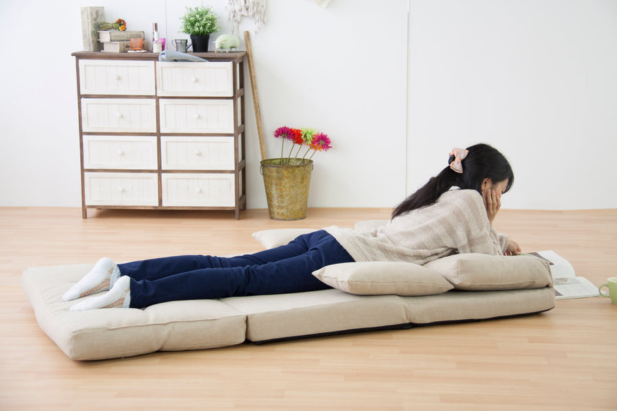 エリス 3WAY ソファベッド ベージュ