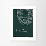 Leise Dich Abrahamsen Rising 30×40cm