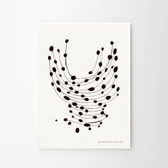 Leise Dich Abrahamsen Dancing Dots 40×50cm