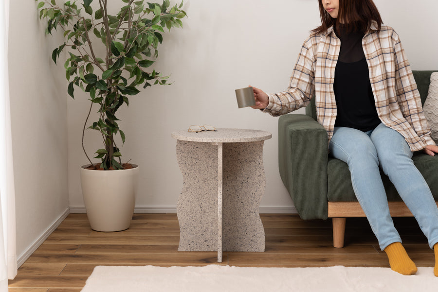 Side table light grey