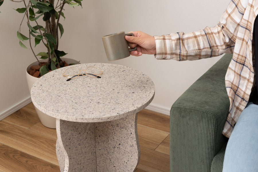 Side table light grey