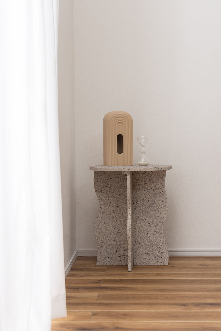 Side table light grey