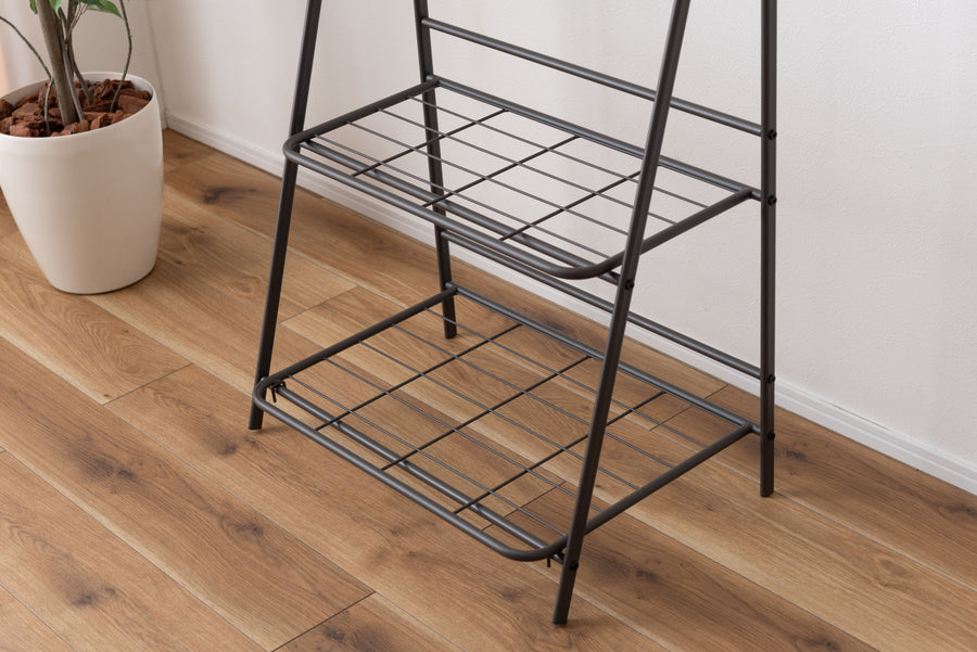 Folding hanger rack, dark grey