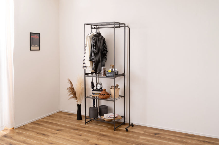 Hanger rack, dark grey