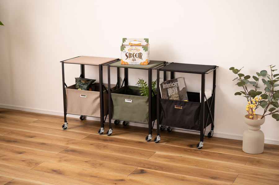 Folding Table Wagon Green