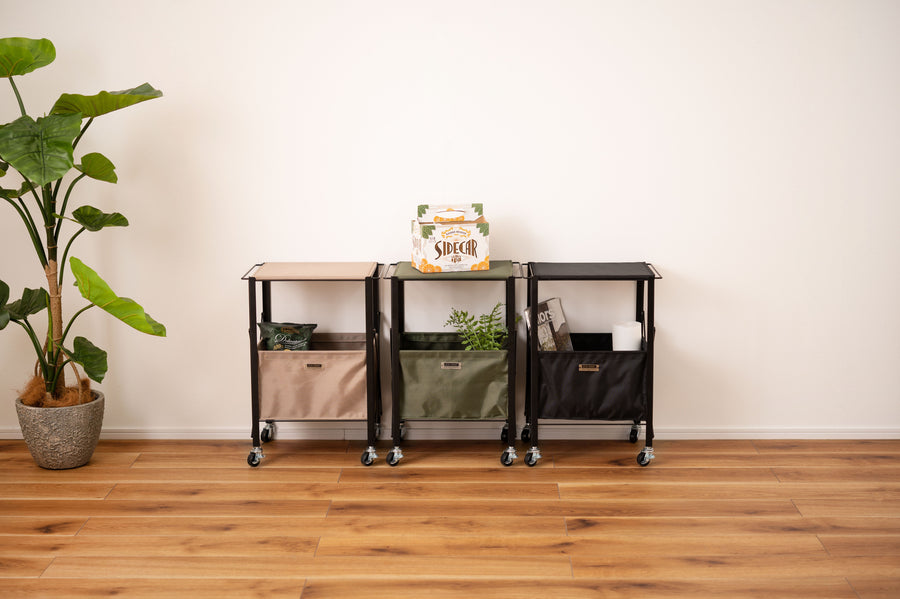 Folding Table Wagon Green